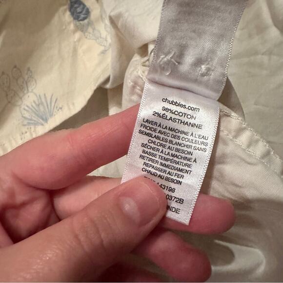 Chubbies The Cactus Makes Perfect Friday Short Sleeve Button Down Shirt Sz XL - Picture 7 of 9